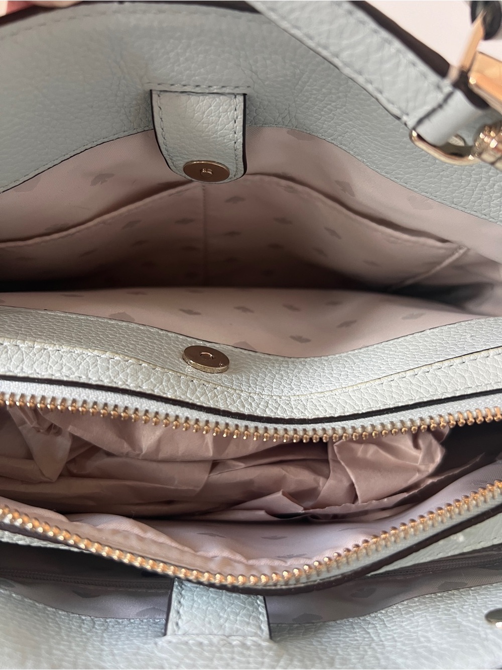 kate spade Powder Blue Leather Shoulder Bag - Picture 7 of 13